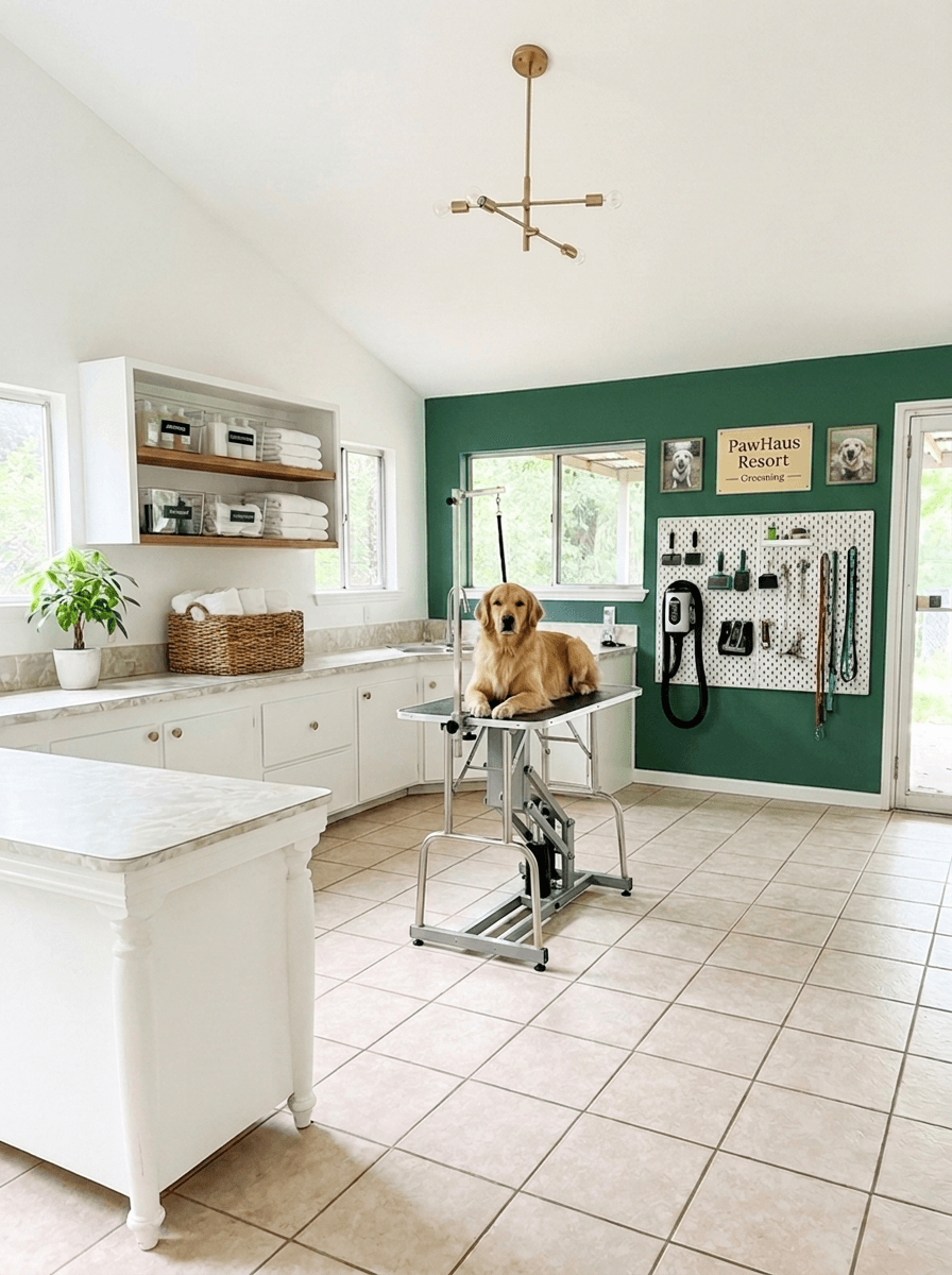 Dog Grooming Area