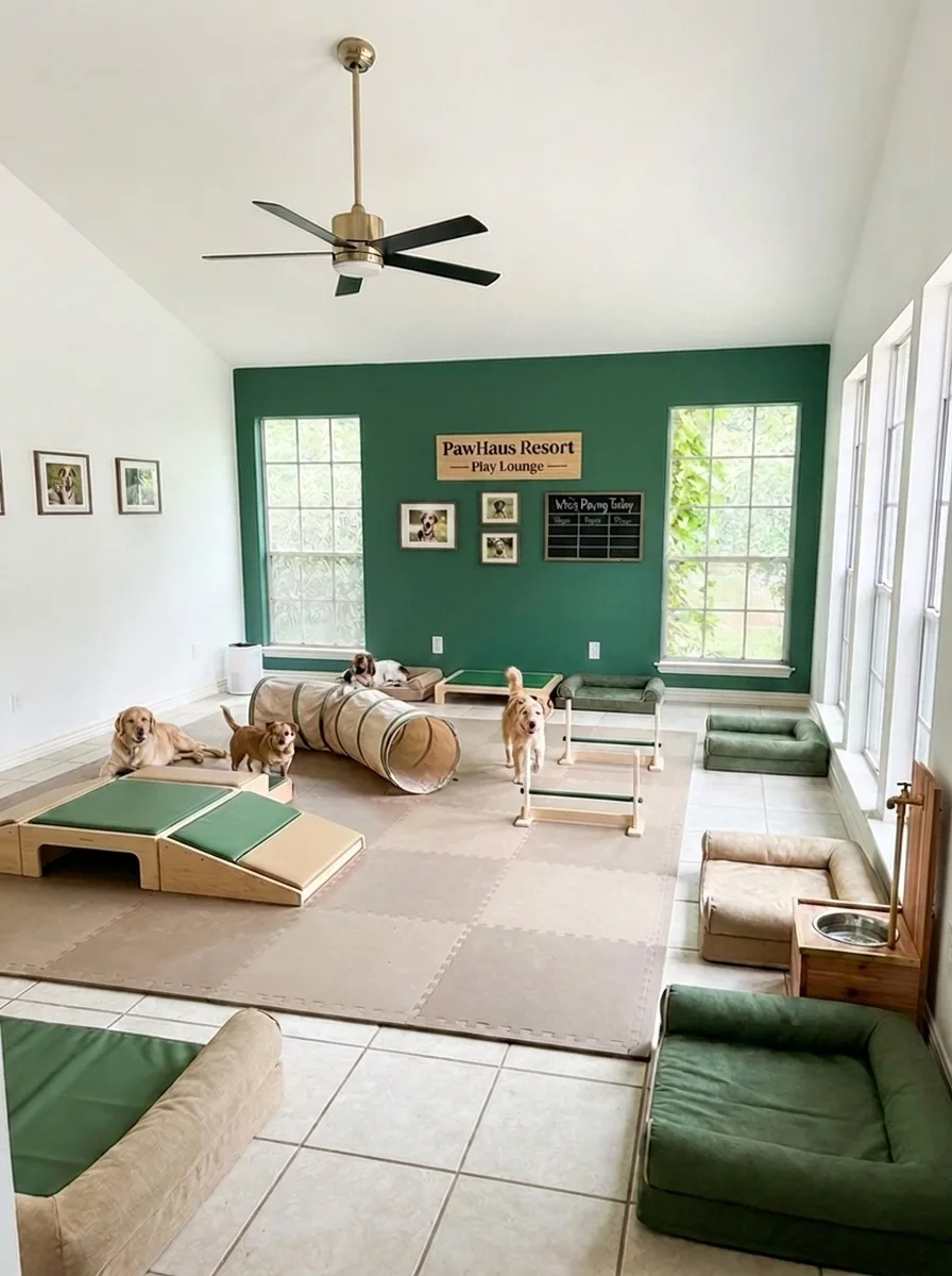 Indoor play lounge